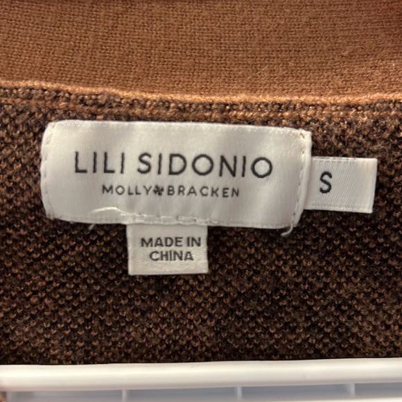 Molly Bracken. Lili Sidonio. Leopard print cardigan. US S - Picture 3 of 4